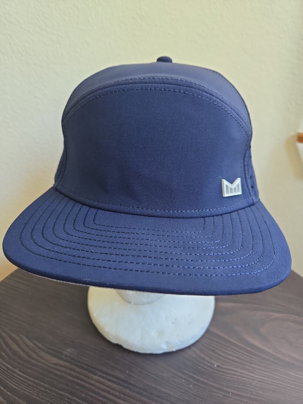 Melin Hydro Trenches Icon Snapback Hat Blue Size 58 CM